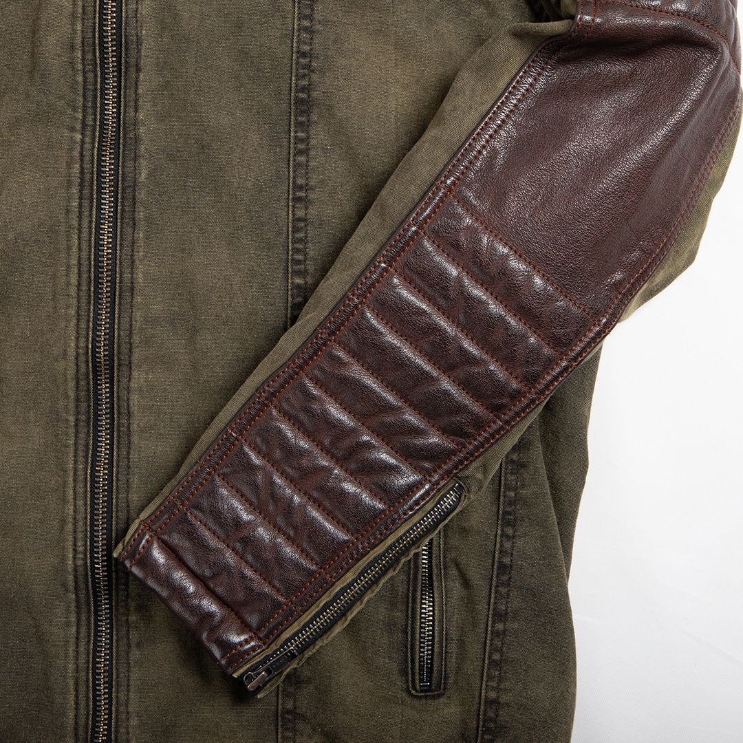 バイク テキスタイル＆レザーコンビジャケット[25SJ-2] ウェア