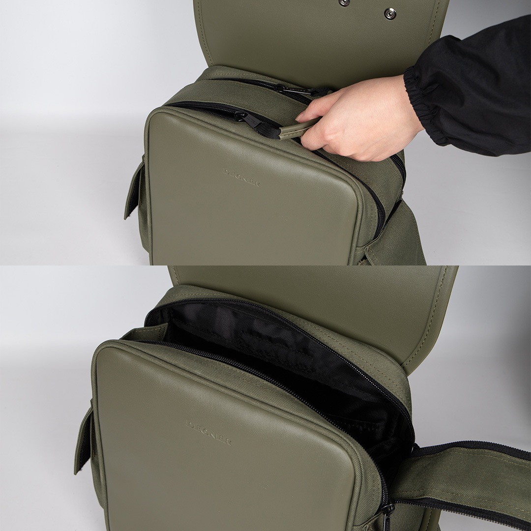 バイク 【新色ブラック登場】ミリタリーテイストテキスタイルサドル