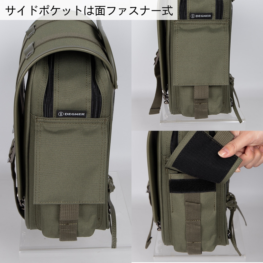 バイク 【新色ブラック登場】ミリタリーテイストテキスタイルサドル