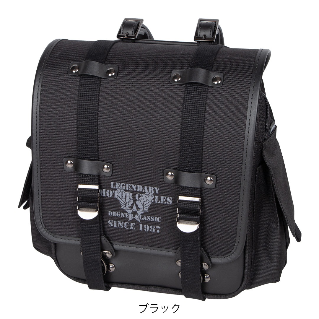 バイク 【新色ブラック登場】ミリタリーテイストテキスタイルサドル