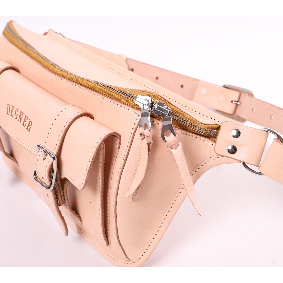 バイク カウレザーボディバッグ [W-106] カジュアルバッグ,ワン