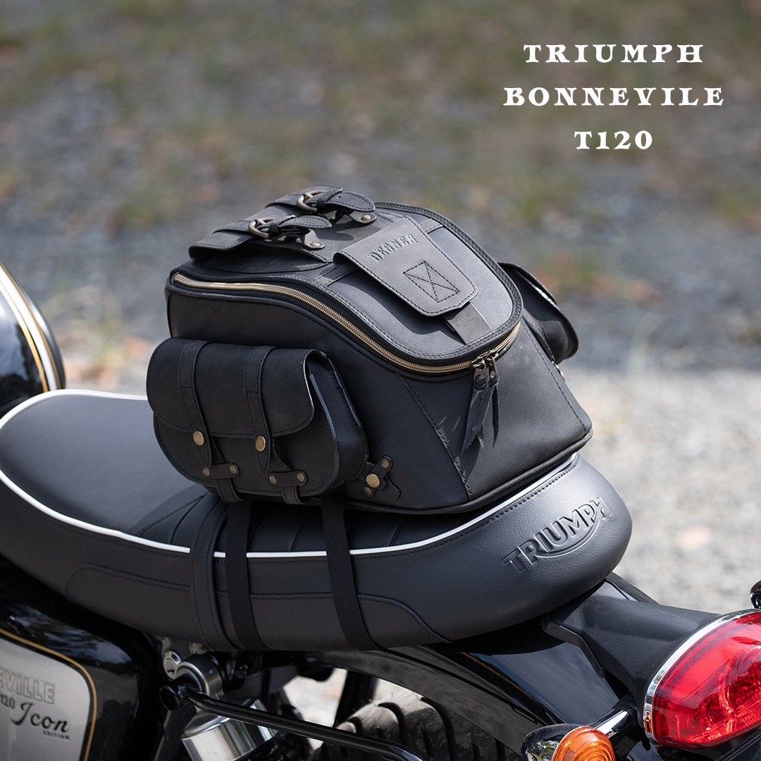 バイク レザーシートバッグ[SB-93] バイク取付バッグ,シートバッグ