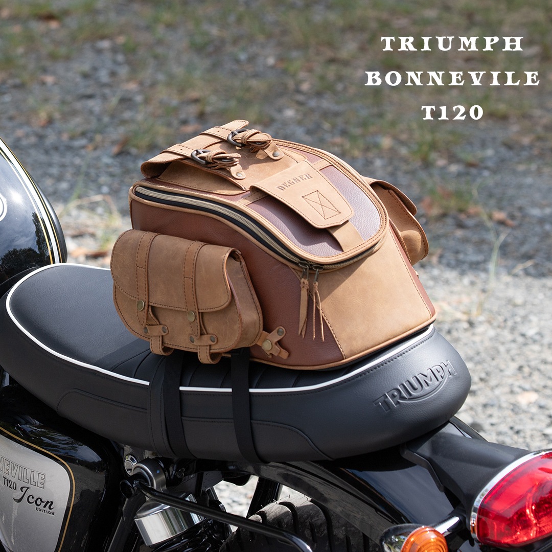 バイク レザーシートバッグ[SB-93] バイク取付バッグ,シートバッグ