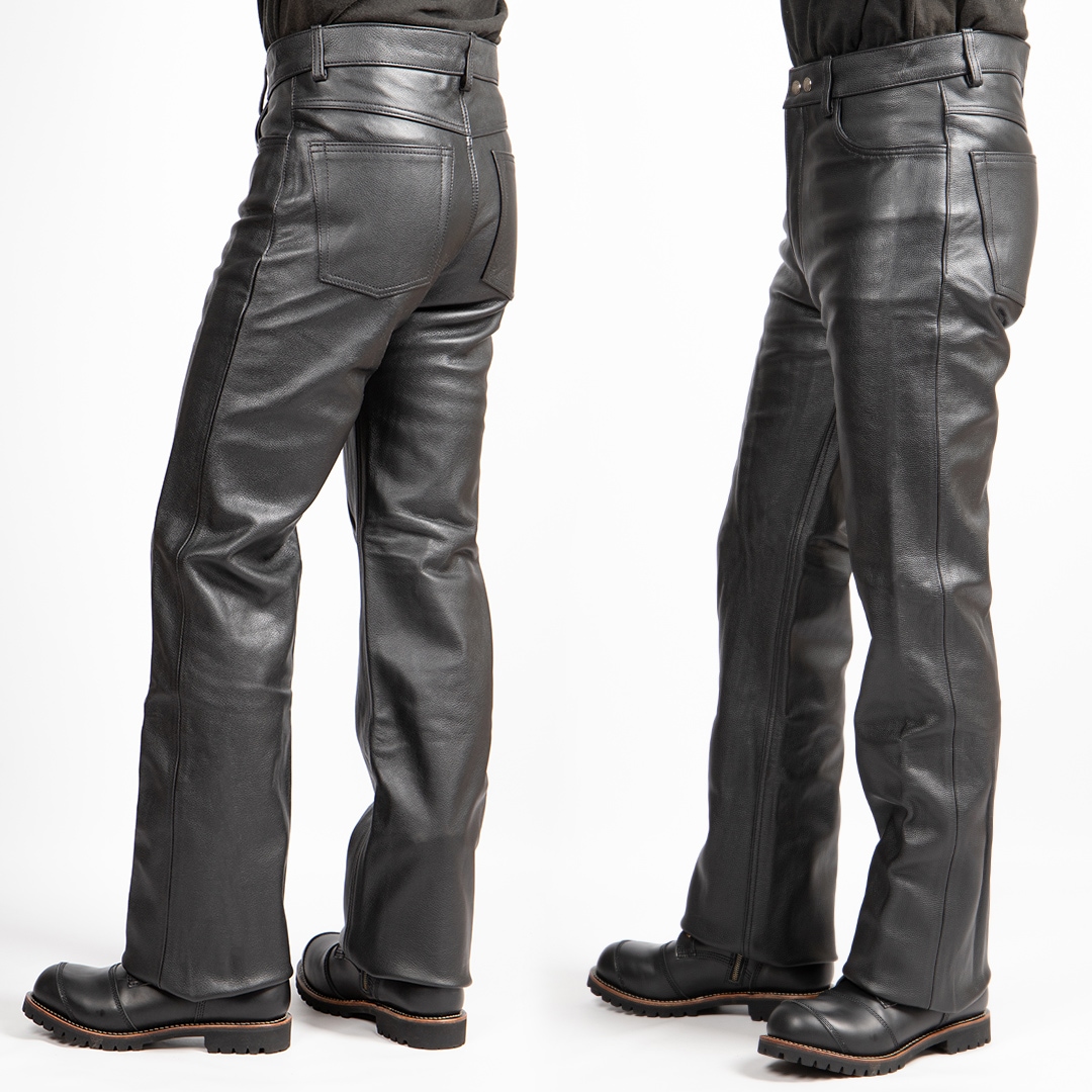 DEGNER デグナー パンチング レザー パンツ バイク バイカーパンツ バイク メンズ プロテクター付き レザーパンツ[DP-40] ウェア