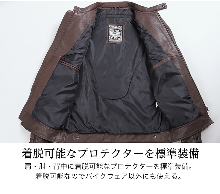 ゴートレザージャケット/ GOAT LEATHER JACKET[20SJ-5] | ウェア