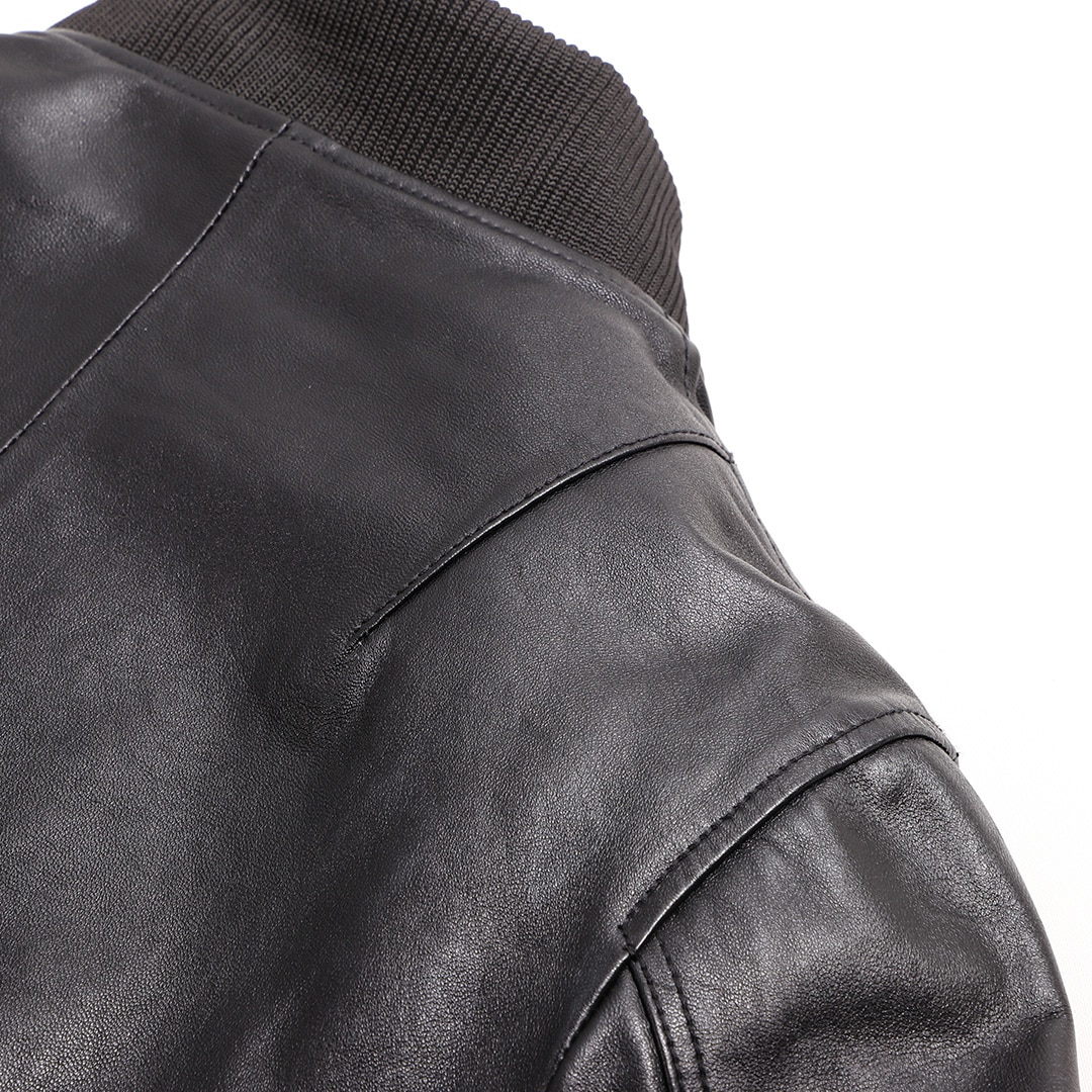 BACKLASH MA-1 フライトジャケット 袖レザー　S BACKLASH MA-1 フライトジャケット 袖レザー S BACKLASH MA-1