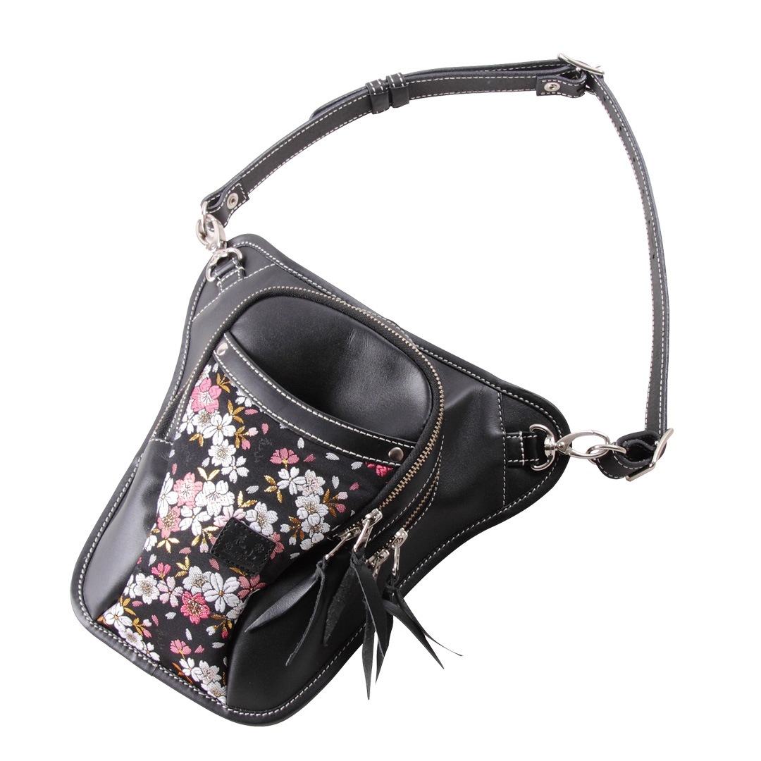 【ゆきだるマンさん専用】【美品】特にパウダー、バックカントリーでおすすめ バイク [新柄登場/流水雪輪]花山ホルスターバッグ[W-39K] 花山