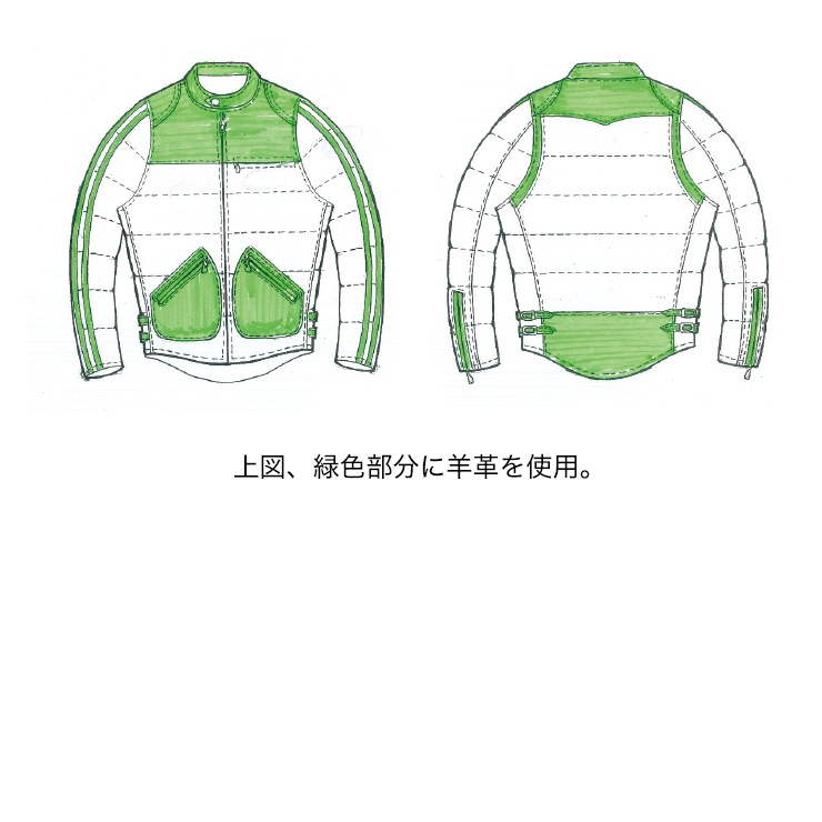 バイク レザーテキスタイルジャケット[21WJ-5] ウェア,メンズ