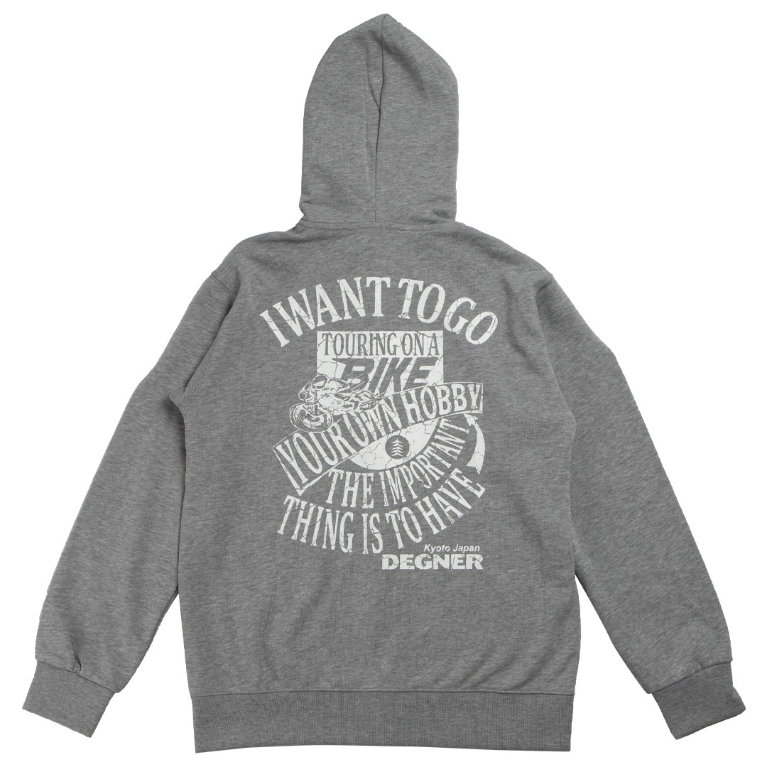 バイク ジップパーカー【直営限定】/HOODIE SWEATSHIRT[HS24H-1