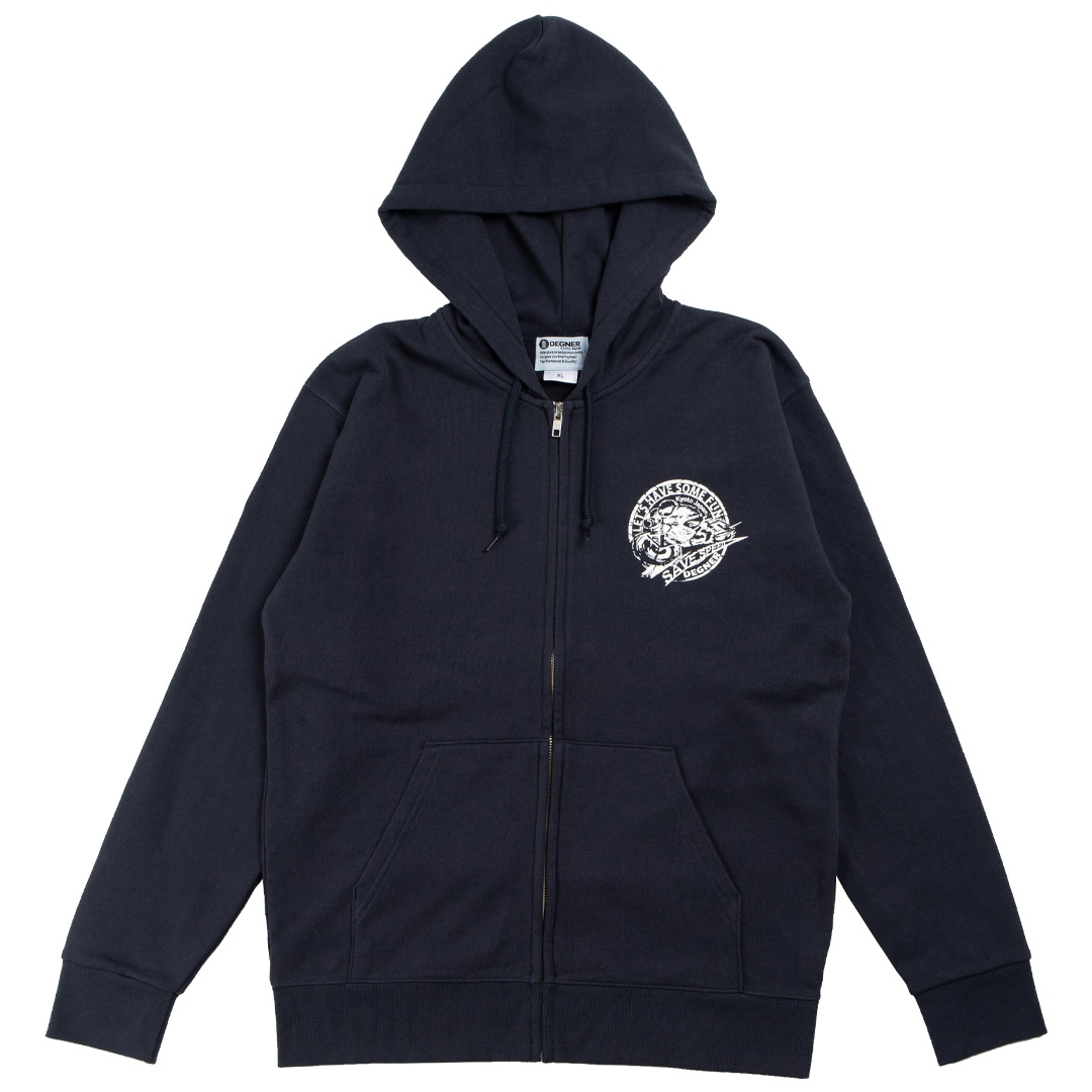 バイク ジップパーカー【直営限定】/HOODIE SWEATSHIRT[HS24H-1