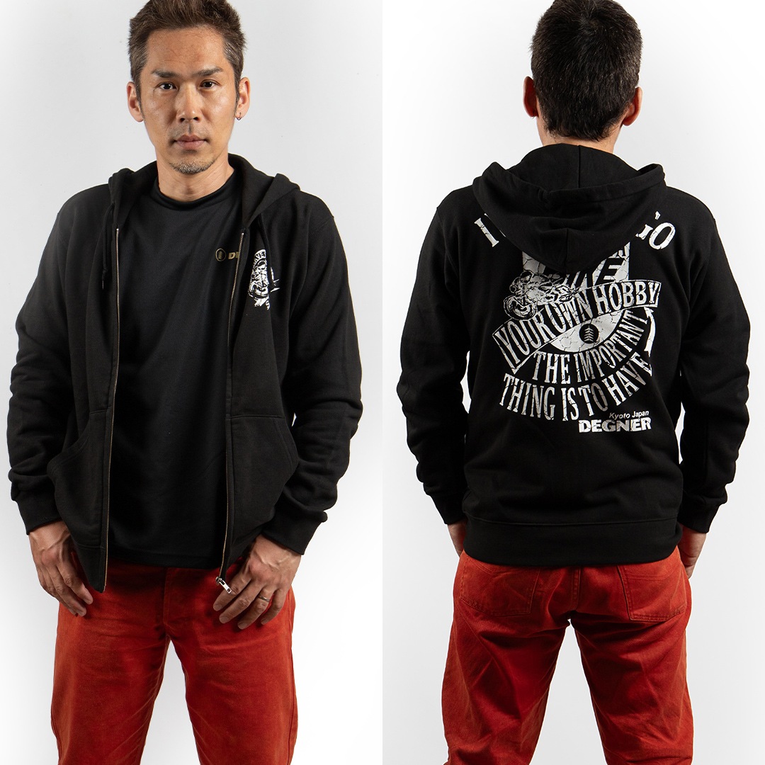 バイク ジップパーカー【直営限定】/HOODIE SWEATSHIRT[HS24H-1