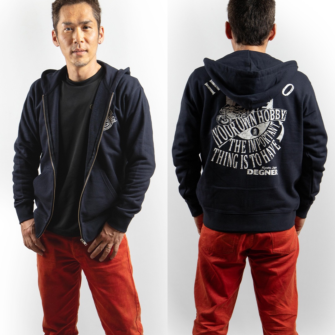 バイク ジップパーカー【直営限定】/HOODIE SWEATSHIRT[HS24H-1