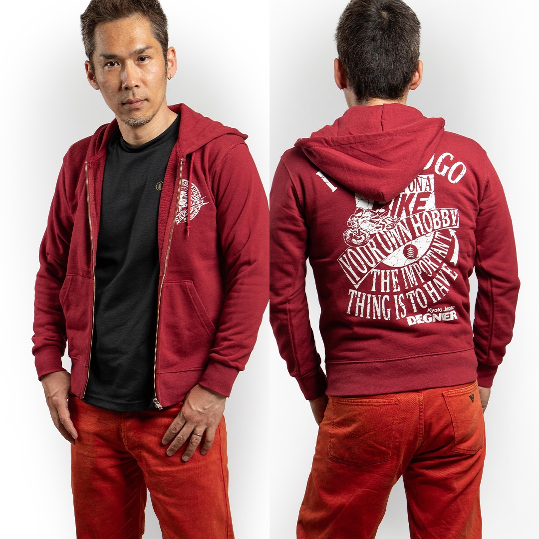 バイク ジップパーカー【直営限定】/HOODIE SWEATSHIRT[HS24H-1