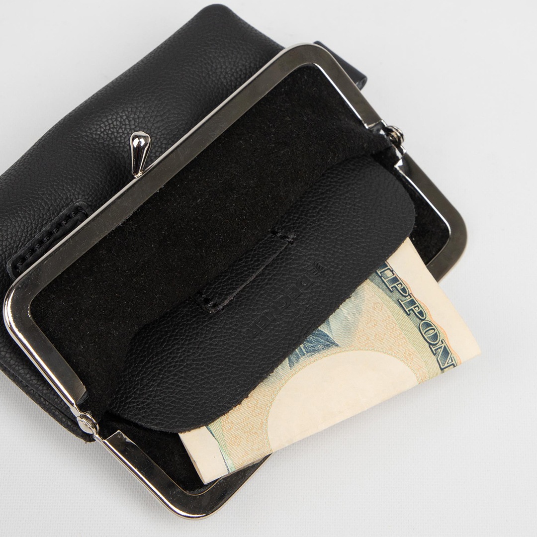 バイク がま口レザーウォレット[W-123] レザーウォレット,コインケース