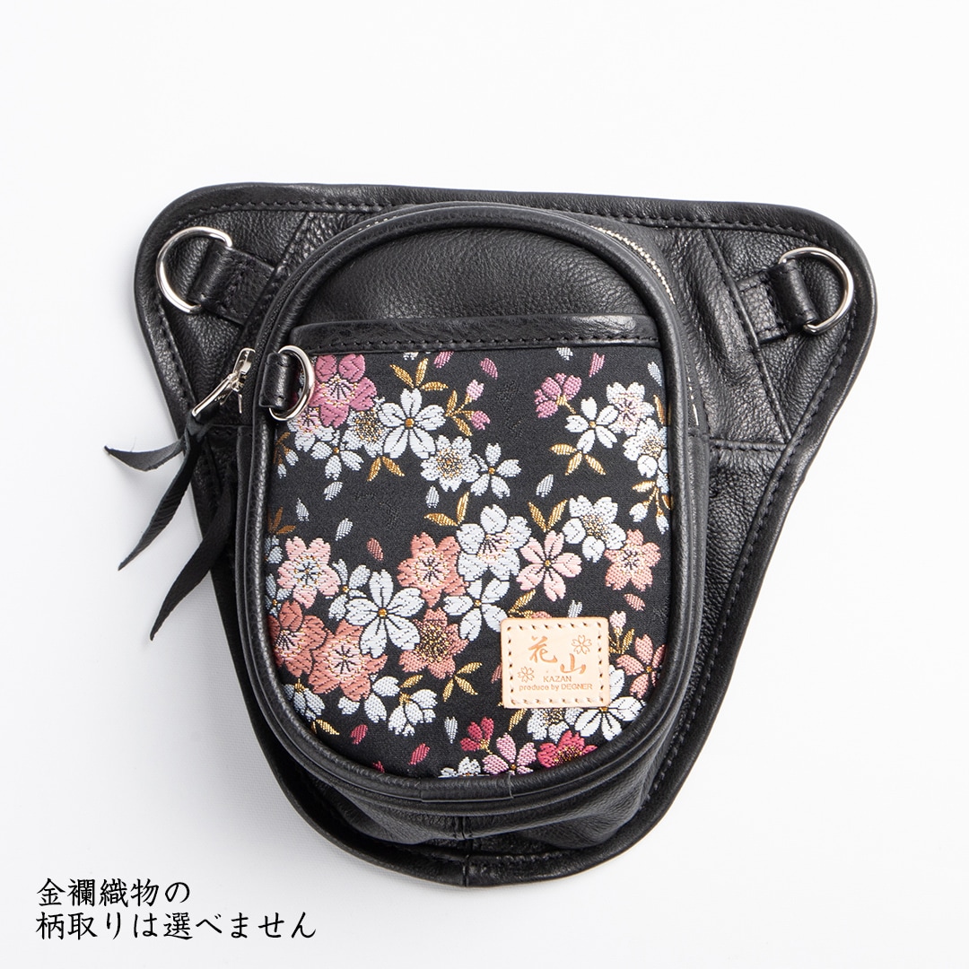 バイク ウェア 花山チョークバッグ[5S-W2K-京桜-BK] 花山,カジュアル