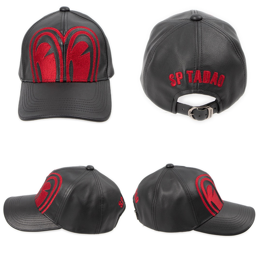 バイク 【新色登場/SP忠男コラボ】SP忠男レザーキャップ[SPCP-2