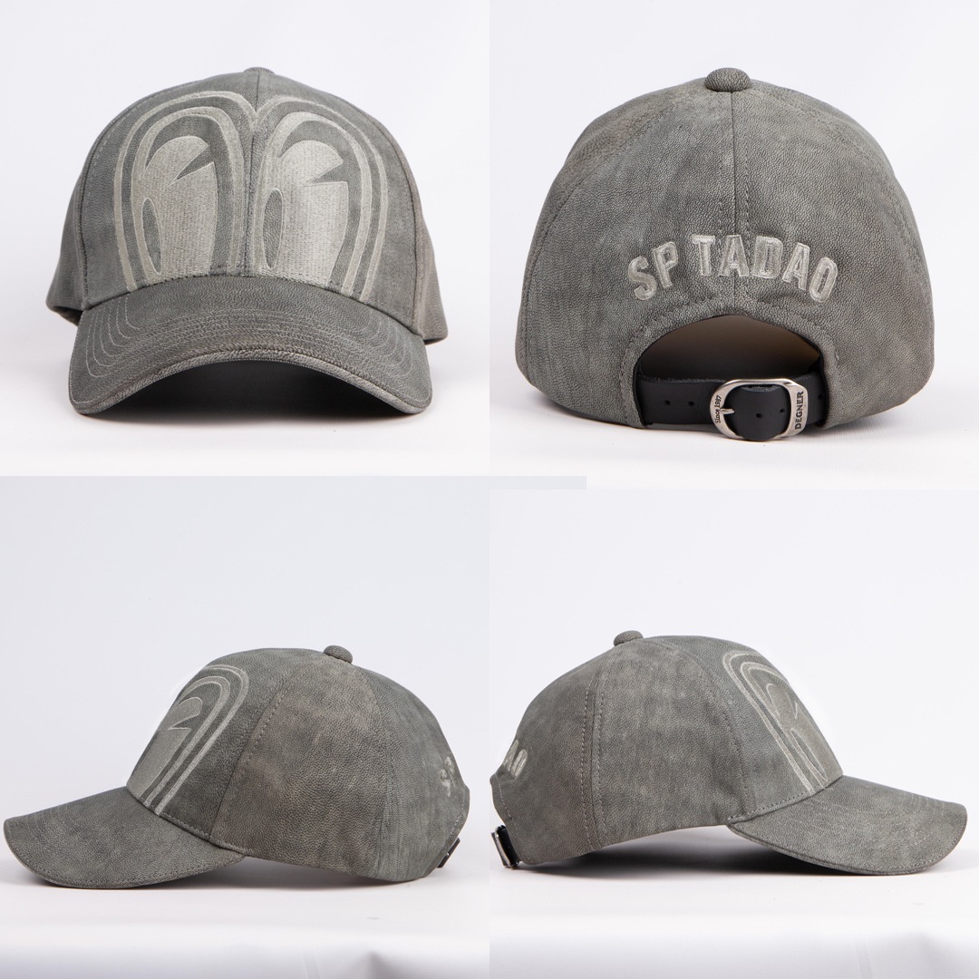 バイク 【新色登場/SP忠男コラボ】SP忠男レザーキャップ[SPCP-2