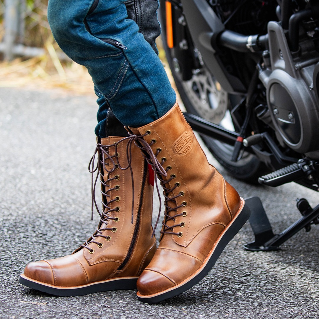 デグナー バイクウェア パンツ ライトブラウン 牛革 Mサイズ 0000000041612_5J9wXR7.jpg