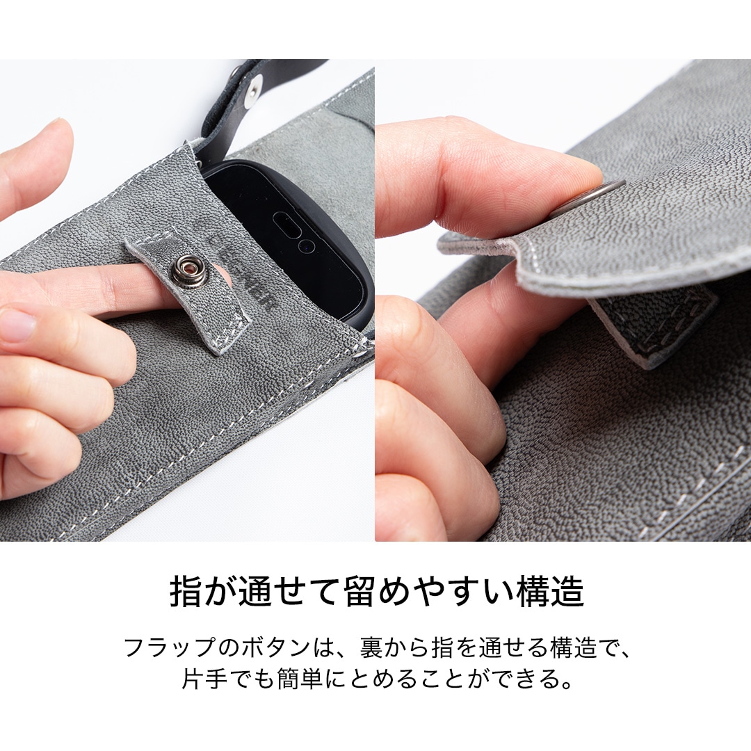 バイク レザースマートフォンケース[W-124] レザーアイテム,スマホ