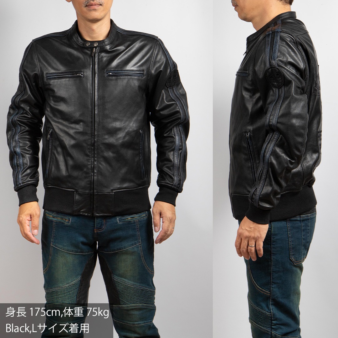 バイク 【SP忠男コラボ】SP忠男レザージャケット[SPJ-6] ウェア,メンズ