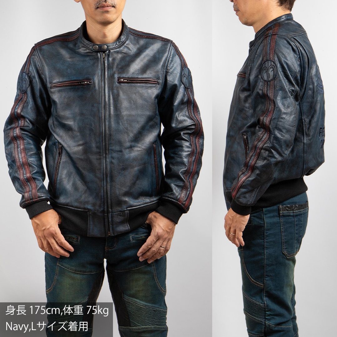 バイク 【SP忠男コラボ】SP忠男レザージャケット[SPJ-6] ウェア,メンズ