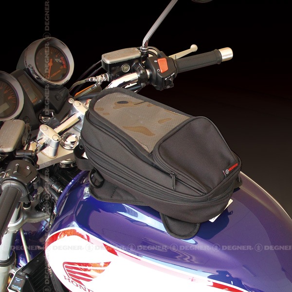 バイク ウェア マグネット式タンクバッグ[NB-127-RDP] バイク取付