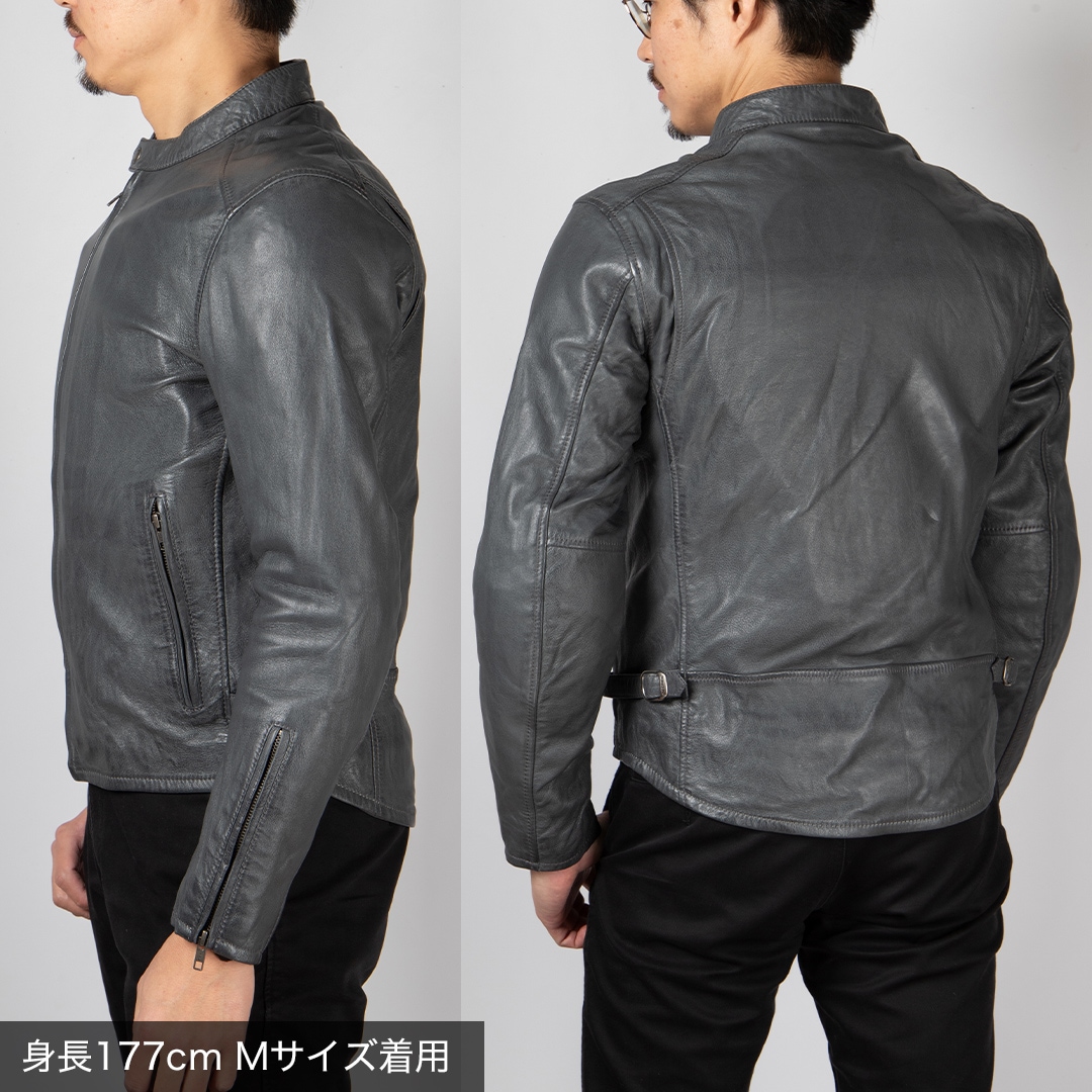 バイク 【XS/ブラウン新登場】レザージャケット[22SJ-3] ウェア,メンズ