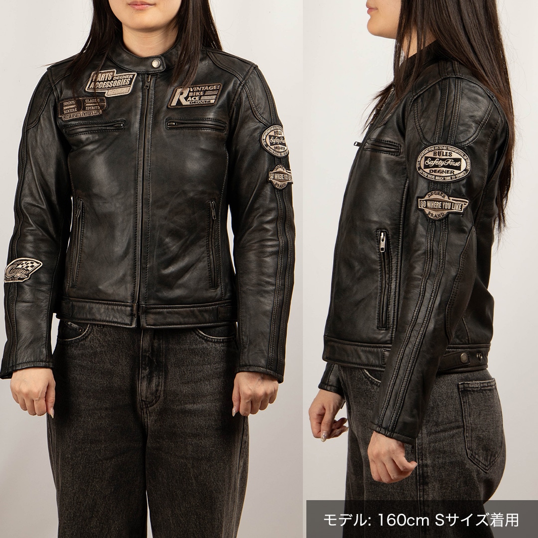 バイク レディースレザージャケット[FR25WJ-6] ウェア,レディース