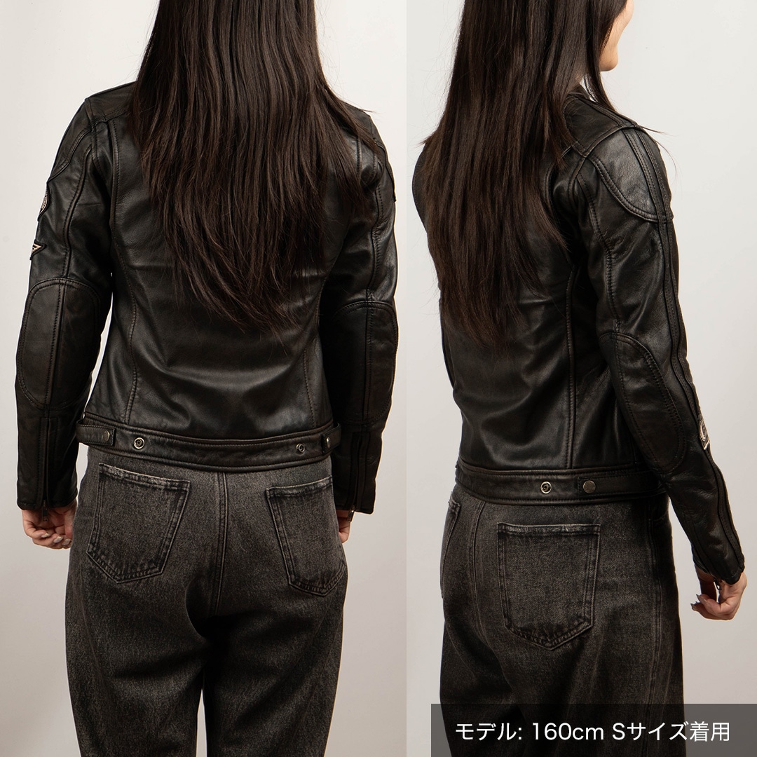 バイク レディースレザージャケット[FR25WJ-6] ウェア,レディース
