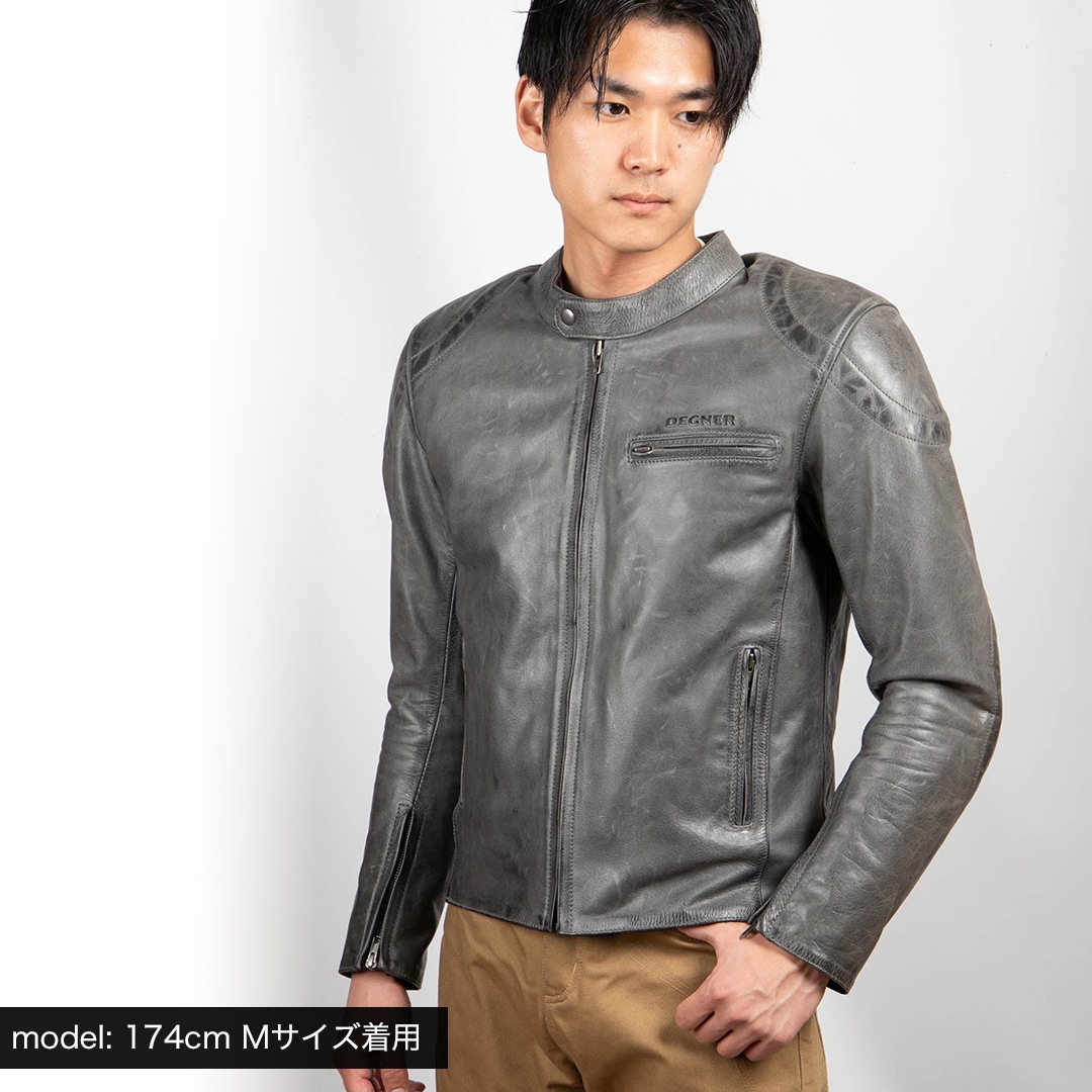 デグナー ライダースジャケット Mサイズ インナーが着脱できる】レザージャケット[25WJ-1] | ウェア