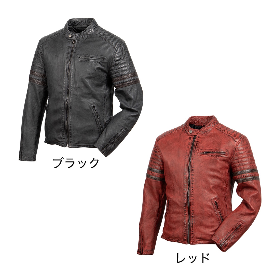 バイク レザージャケット[25WJ-7] ウェア,メンズ,ジャケット,素材別