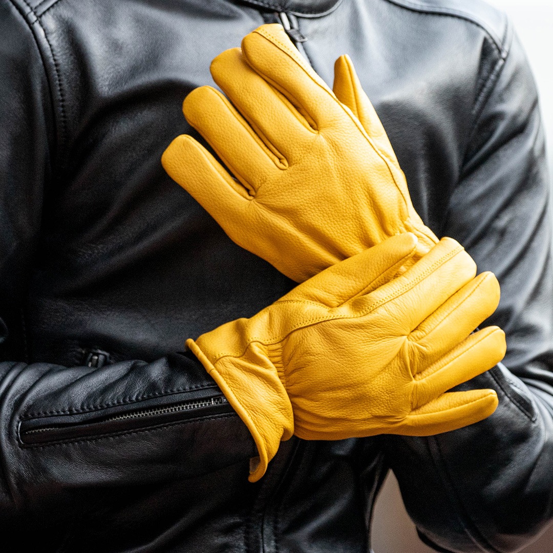 バイク 洗えるウィンターレザーグローブ[WG-57] グローブ,ウィンター