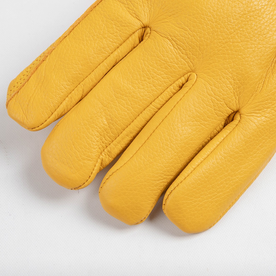 新品未使用品　VIN & AGE 冬用イエロー レザーグローブ XL Webike | Vin＆Age ヴィンアンドエイジ グローブ TYPE VG20 スタッズ