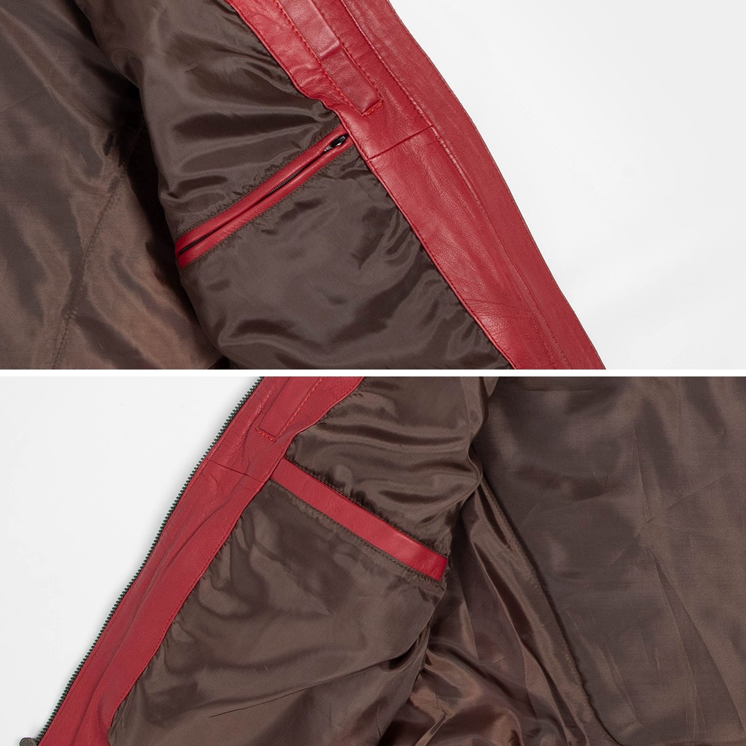 バイク 【XLサイズ】レディースレザージャケット[FR20SJ-9A] ウェア