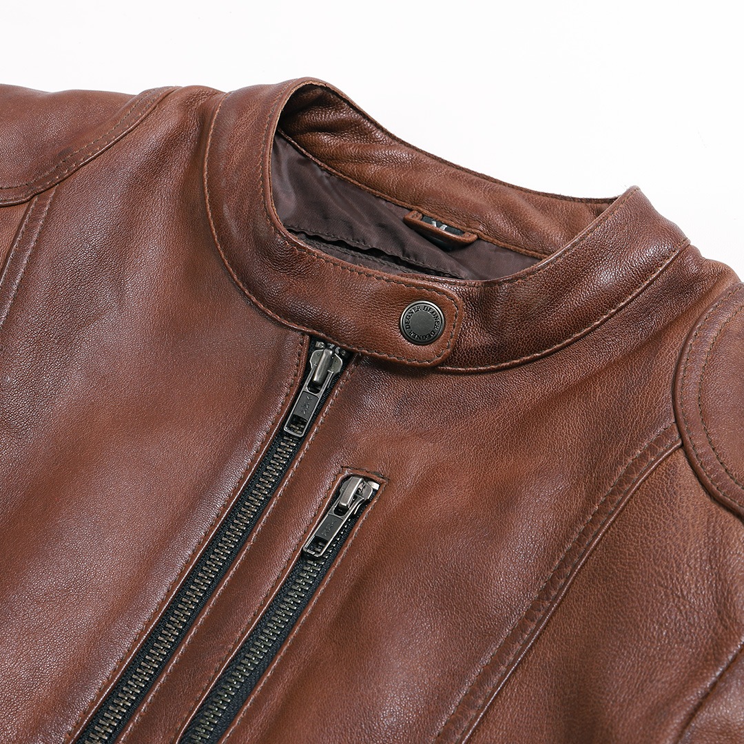 バイク 【XLサイズ】レディースレザージャケット[FR20SJ-9A] ウェア