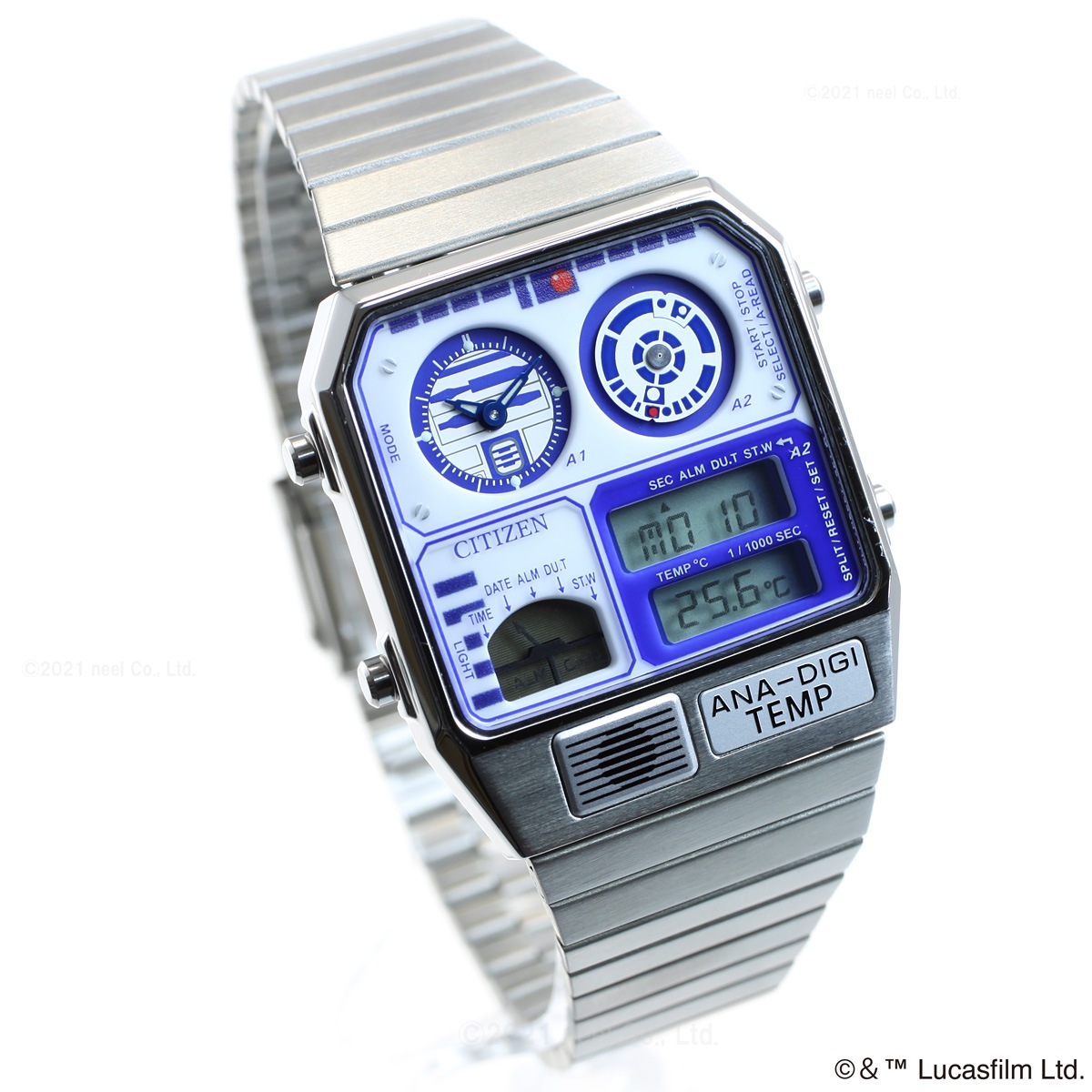 激安な 【新品】CITIZEN/シチズン スターウォーズ 腕時計 限定モデル R2-D2 - 腕時計(アナログ)