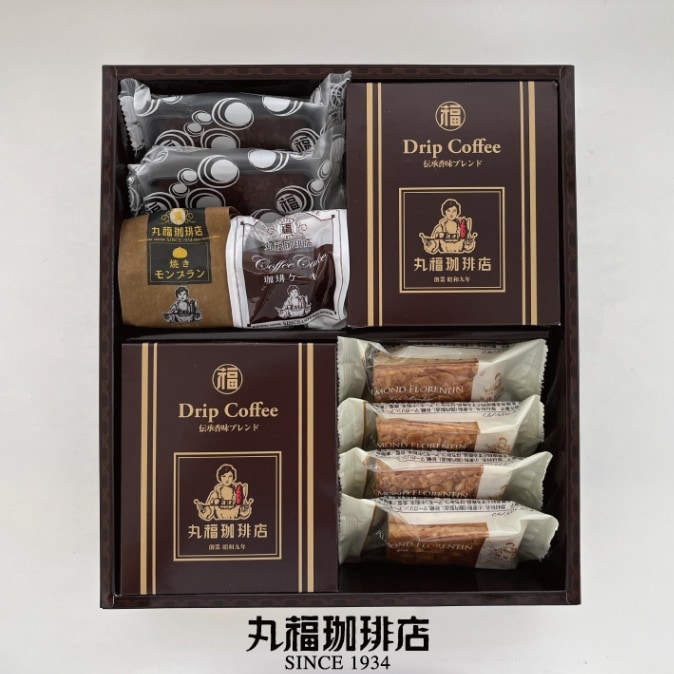ドリップ珈琲&フロランタン＆ブラウニー＆焼きモンブラン＆珈琲ケーキギフトセット