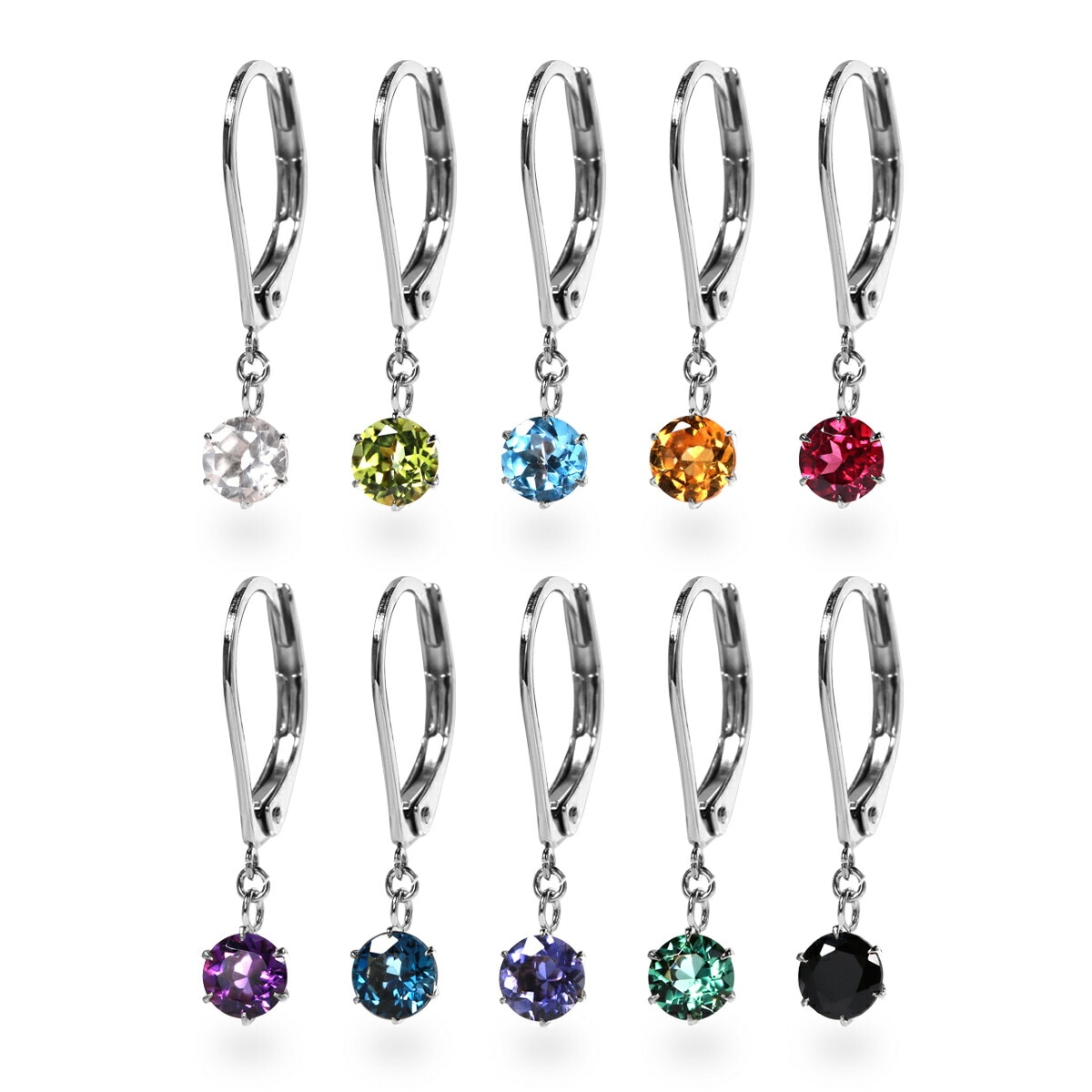 天然石 ジャーマンフックピアス ［4mm］