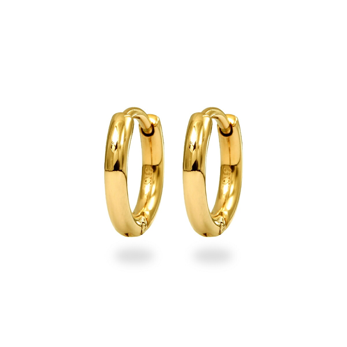【片耳販売】パイプフープ 中折れ式ピアス 2mm×12mm