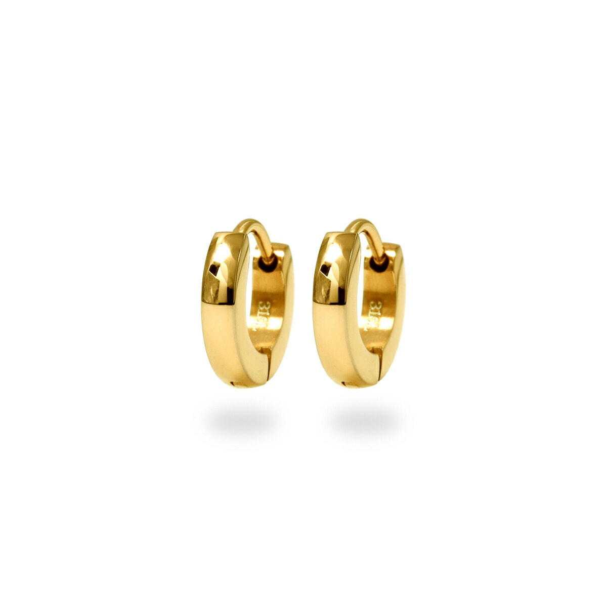 甲丸フープ 中折れ式ピアス 2mm×10mm