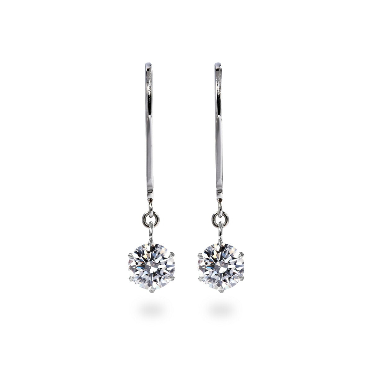 【片耳販売】DALLOZ社製 キュービック ジャーマンフックピアス ［3mm～6mm］