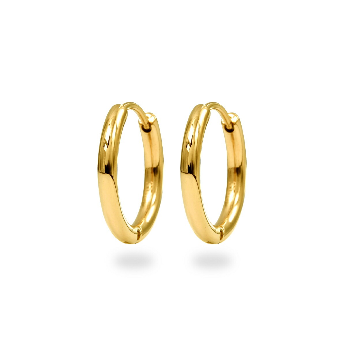 【片耳販売】パイプフープ 中折れ式ピアス 2mm×15mm