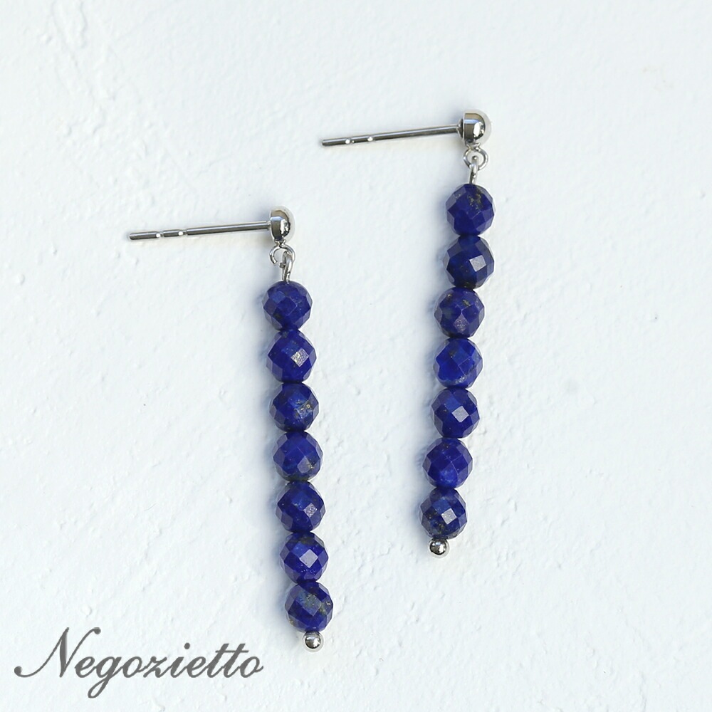 ピアス   3MM半丸 4MM M/B ラピス