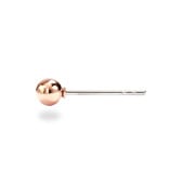 丸玉 スタッドピアス 4mm 【ピンクゴールド色】