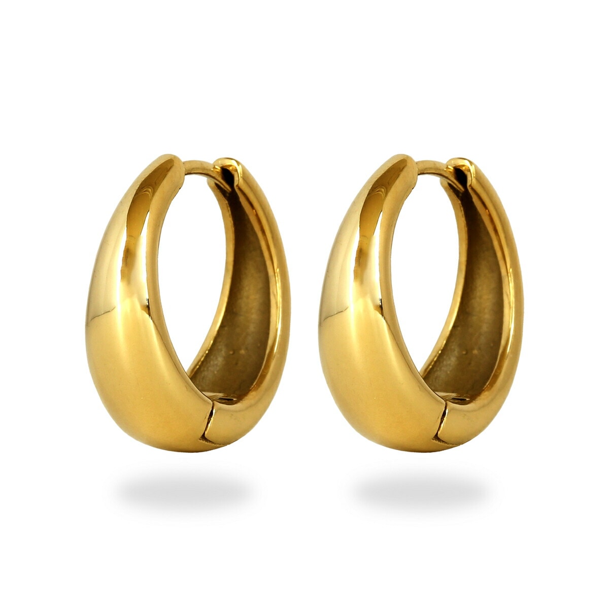 【片耳販売】月甲丸 中折れ式ピアス 7mm×20mm