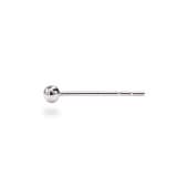 丸玉 スタッドピアス 2.5mm 【ホワイトゴールド色】