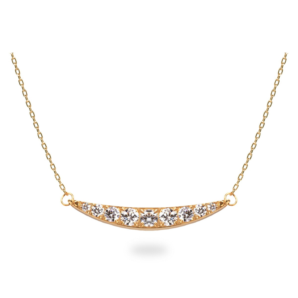 長さ調整可能 | 三日月モチーフネックレス | ネックレス | Negozietto