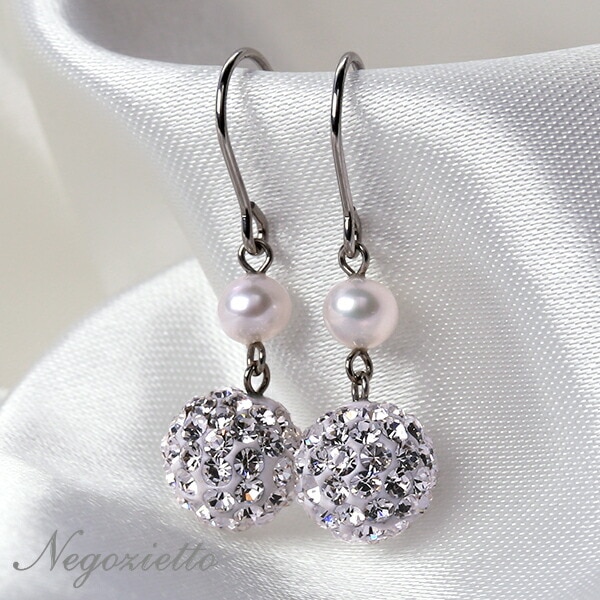 ピアス   WRフック 3.5MM 淡水P/6MM CB