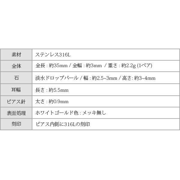 ピアス 金属アレルギー対応 セカンドピアス ファーストピアス レディース 誕生日 プレゼント ステンレス316 フープ 輪 輪っか 中折れ 甲丸 ピアス 天然石 誕生石(06月) 淡水パール【片耳用】