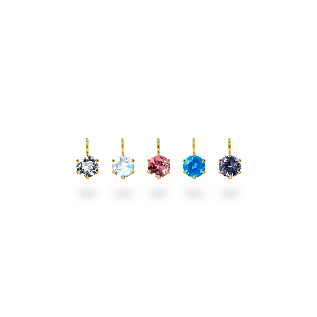 天然石 一粒 ペンダントトップ ［3mm］